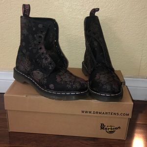 Dr Martens 1460 W Victorian Flowers